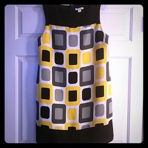 Multi Square Pattern Dress